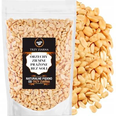 Trzy ziarna Arašidy celé orechy 1000 g