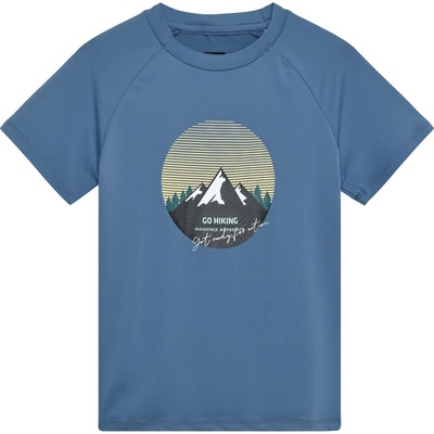 Color Kids Детска спортна тениска Color Kids Kid's T-Shirt with Print S/S Sport shirt - Coronet Blue - размер 134 (EU) (704-5849-0118)