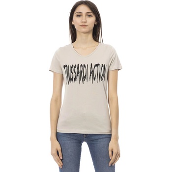 TRUSSARDI Action Дамска тениска TRUSSARDI Action Women T-shirt Sand