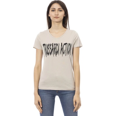 TRUSSARDI Action Дамска тениска TRUSSARDI Action Women T-shirt Sand