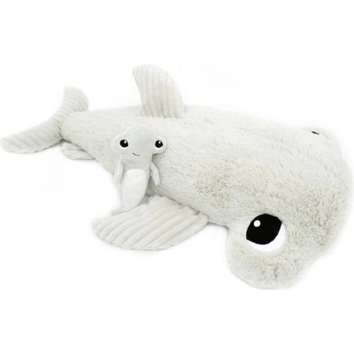 Les Ptipotos Плюшено чукче Clou сиво - мама с дете