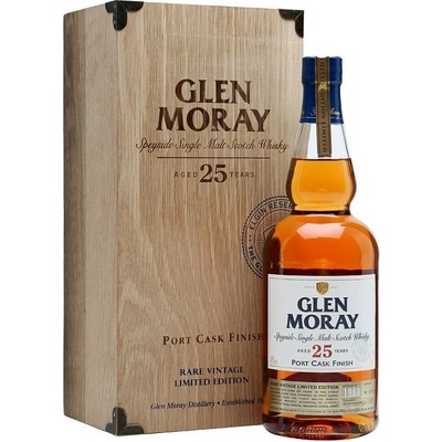 Glen Moray Portcask 25y 43% 0,7 l (holá láhev)