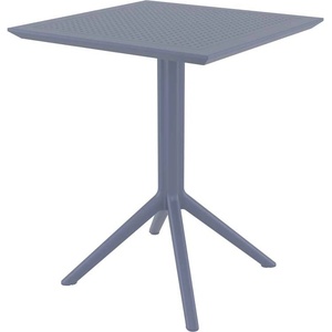 Bogdan Furniture Am Маса Скай 60/60/74h сгъваема тъмно сива
