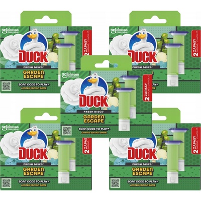 Duck WC blok Fresh Discs Garden Escape, náplně 2 x 36 ml