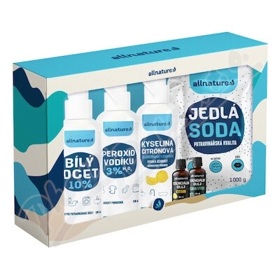 Allnature Darčeková sada Allnature Bilý ocet 10% 500 ml