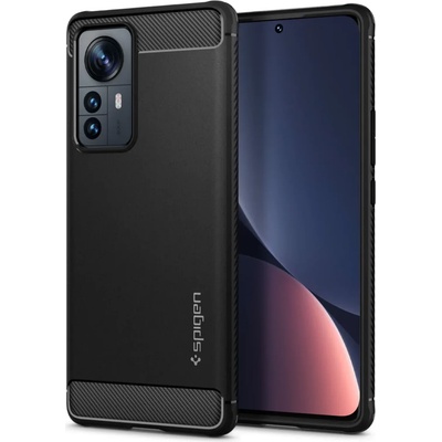 Spigen Гръб Spigen Rugged Armo за Xiaomi 12 Pro - Черен