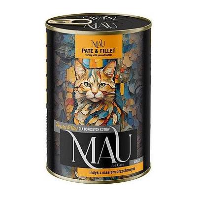 Mau Paté & Filet s morčacím mäsom a arašidovým maslom 400 g