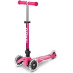 Micro Детска тротинетка Micro - Mini Micro Deluxe Foldable LED, Pink (7630053556723) - ozone Тротинетка, скутер