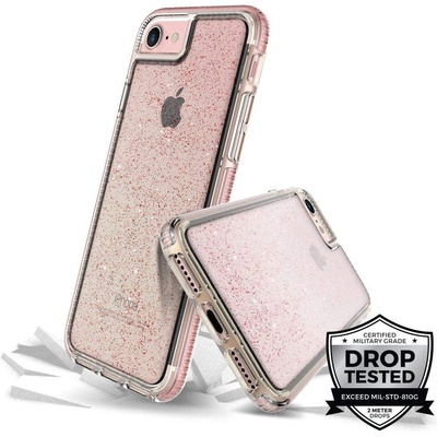 Prodigee SuperStar Case - хибриден кейс с висока степен на защита за iPhone 8, iPhone 7 (розово злато)