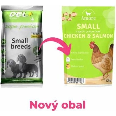 Amore Super Premium Small Breed Chicken & Salmon 12 kg
