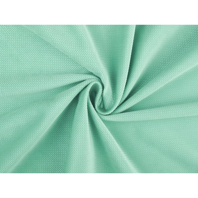 Velvet / samet strukturovaný jednobarevný, střední, 8 mint