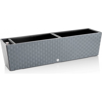 Plastkon Samozavlažovací truhlík Supreme 75x19x19 cm šedý