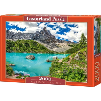 Castorland Пъзел Castorland от 2000 части - Езеро Сорапис, Алпи, Италия (С-201006-2)
