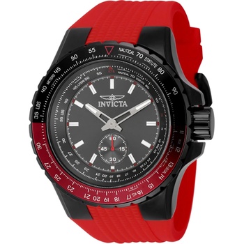 Invicta Мъжки часовник Invicta Aviator Red Motion 49302 (49302)