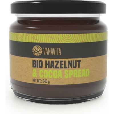 VanaVita BIO Lískooříškový krém s kakaem 340 g