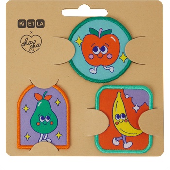 KiETLA: Водоустойчива шапка със защита UPF50+ - Bob Orange (HVIBEBOBORANGE52+PATCH16FRUIT)