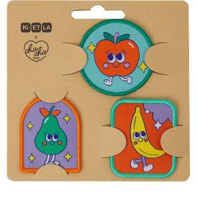 KiETLA: Водоустойчива шапка със защита UPF50+ - Bob Orange (HVIBEBOBORANGE52+PATCH16FRUIT)