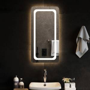 vidaXL LED огледало за баня, 40x80 см (3154094)