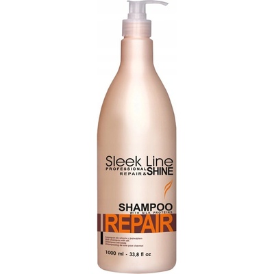 Stapiz Sleek Line Repair Shampoo šampón na poškodené farbené vlasy 1000 ml