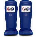 Fairtex In-Step Двойни подплатени протектори за тибия, сини
