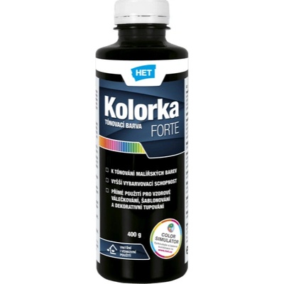 HET Kolorka FORTE 0196 černá : 400 ml