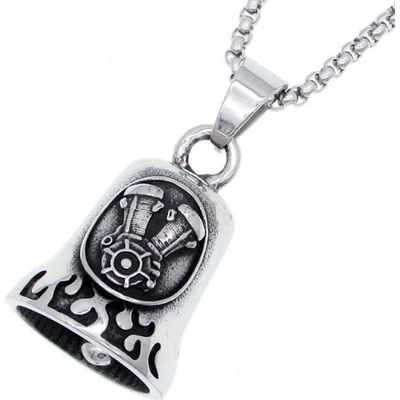 Steel Edge Přívěsek na řetízek zvoneček pro štěstí WJHC543