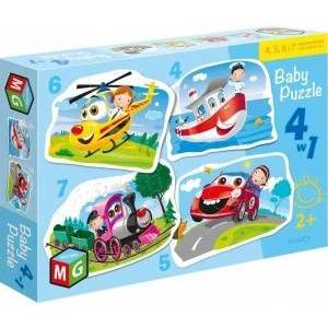 Multigra Puzzle 4in1 baby Vehicles -