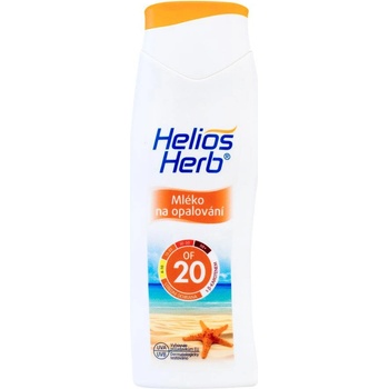 Helios Herb mlieko na opaľovanie SPF20 200 ml