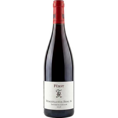 Rudolf Fürst Spätburgunder BURGSTADTER BERG 1G Rulandské modré 0,2 g/l červené 2023 13% 0,75 l (holá láhev)