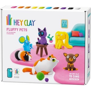 HEY CLAY Комплект за моделиране с глина Hey Clay - Домашни любимци (15023) - baby