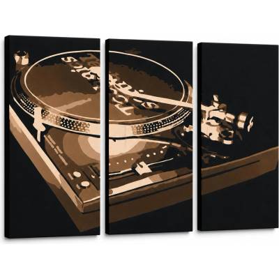 Ručne maľovaný POP Art obraz DJ - 120x80 cm