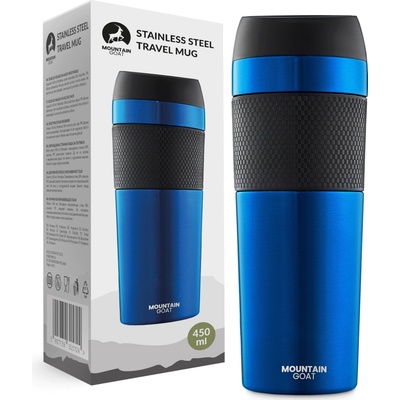 Mountain Goat Travel termohrnček 450 ml modrý čierny