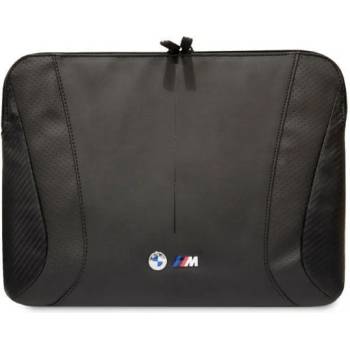 BMW Чанта за лаптоп BMW BMCS16SPCTFK 16"", черна / черна, Carbon&Perforated (BMW000524-0)