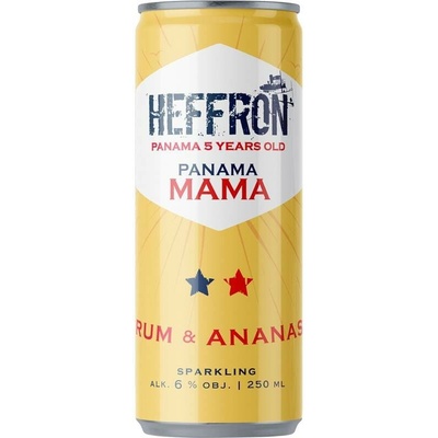Heffron Panama Mama Rum Ananas 5YO 6% 0,25 l (plech)