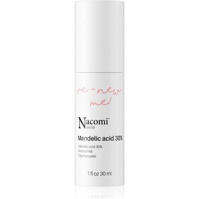 Nacomi Next Level Re-New Me изглаждащ ексфолиращ серум Mandelic Acid 30% 30ml