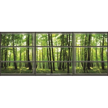 Image 1 of Фототапет флис Поглед към гората 3d панорама 3xl