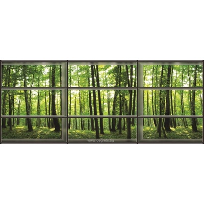 Фототапет флис Поглед към гората 3d панорама 3xl