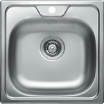 Alveus 1074634 - кухненска мивка ALLUX 48x48 см неръждаема стомана/сатен (AV0001) Мивка за вграждане