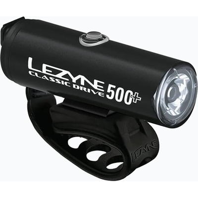 Lezyne Classic Drive 500+ Предна сатененочерна велосипедна лампа