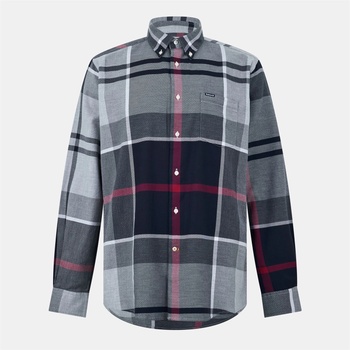 Barbour Риза с дълъг ръкав Barbour Dunoon Long Sleeved Shirt - Blue Granite
