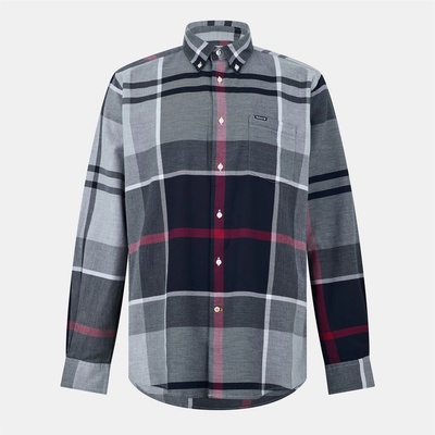 Barbour Риза с дълъг ръкав Barbour Dunoon Long Sleeved Shirt - Blue Granite