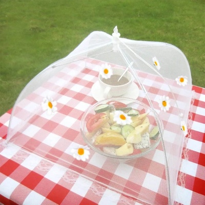 Чадърче с цветенца - покривало за храна (1164694)