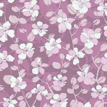 DIMEX ART s. r. o Луксозна флизелинова тапета лилав фон с цветя