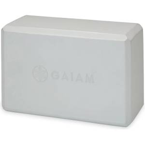 GAIAM Йога блокче Gaiam Block Yoga block - Grey - размер 22, 9 x 15, 2 x 10, 1 cm (580-1407-1111)