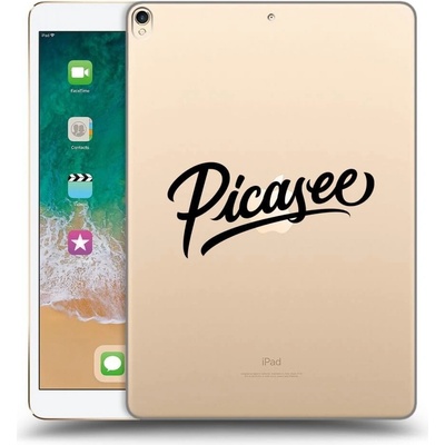 Picasee silikónový prehľadný obal pre Apple iPad Pro 10.5 2017 2. gen Picasee old logo black