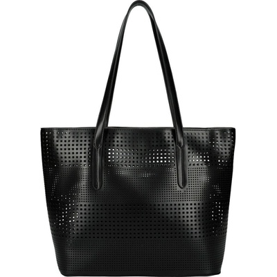 Velká kabelka přes rameno shopper černá AM MONTREUX