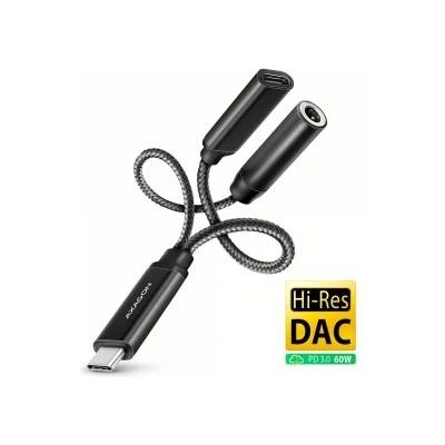 AXAGON AXAGON ADA-HCPD USB Adapter, USB-C to 3.5mm jack - Hi-Res DAC audio adapter, 384kHz/32bit, stereo, PD 60W 3A