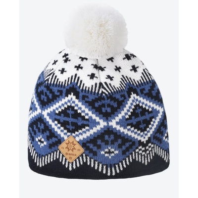 Kama pletená merino čepice A186 tmavě modrá