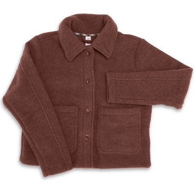 Engel Дамско вълнено яке Engel Women's Cropped Jacket Wool jacket - Zimt Melange - размер 34/36 (EU) (105-4631-0312)