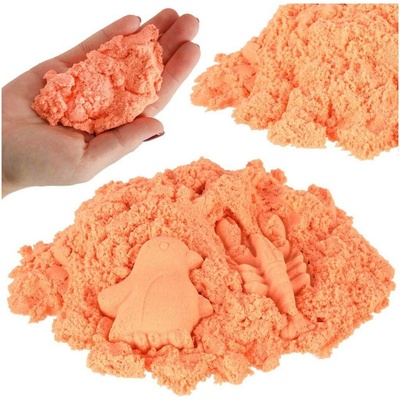 KIK kinetický písek oranžová 1 kg v sáčku